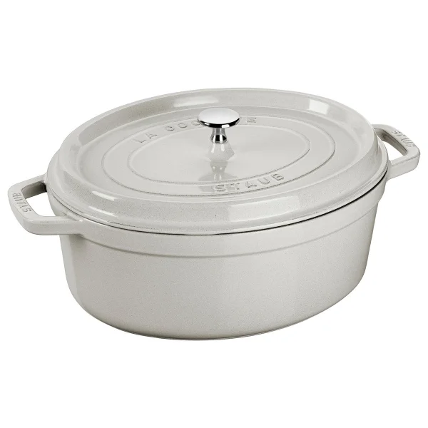 STAUB Fait-tout Staub White Truffle oval 5,5 l