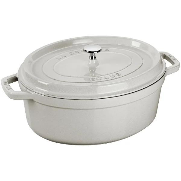 STAUB Fait-tout Staub White Truffle oval 8 l