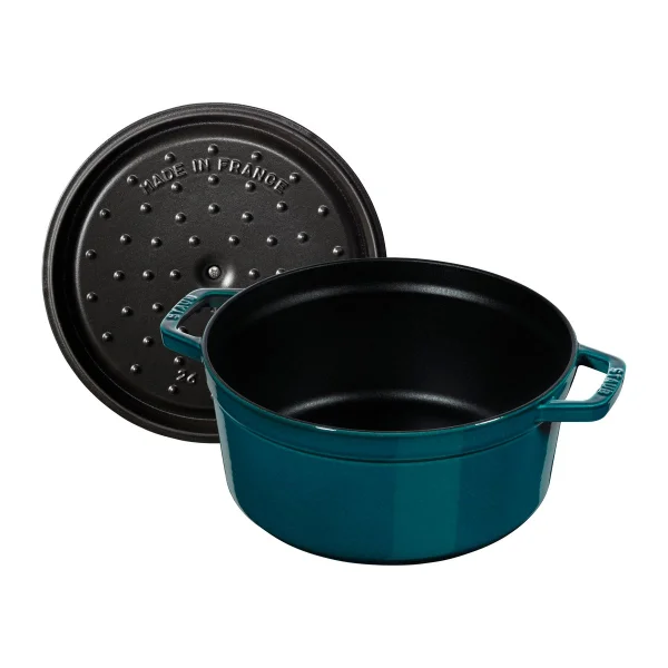 STAUB Faitout rond La Mer, trois couches d'émail 5,2 l