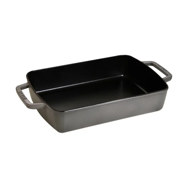 STAUB Plat à four Specialities Staub 30x20 cm Gris graphite