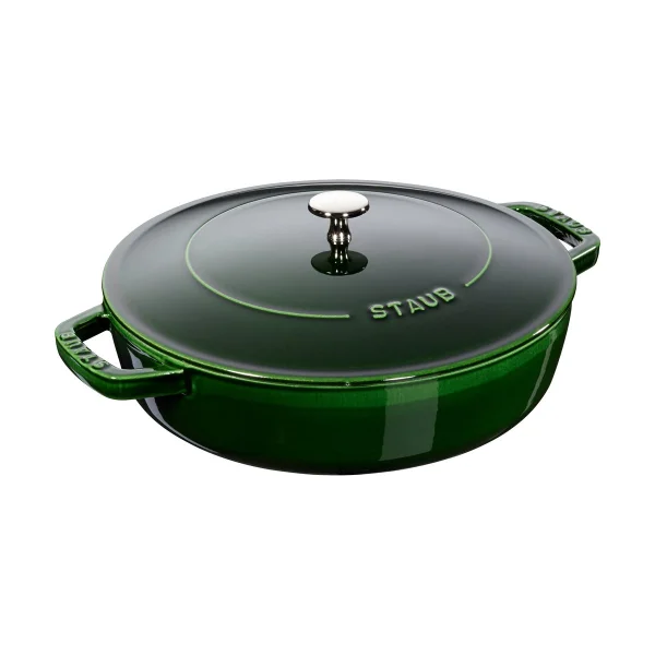 STAUB Poêle à frire en fonte Chistera Staub Ø24 cm Basilic vert