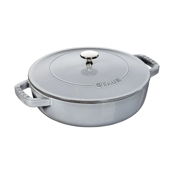 STAUB Poêle à frire en fonte Chistera Staub Ø24 cm Gris graphite