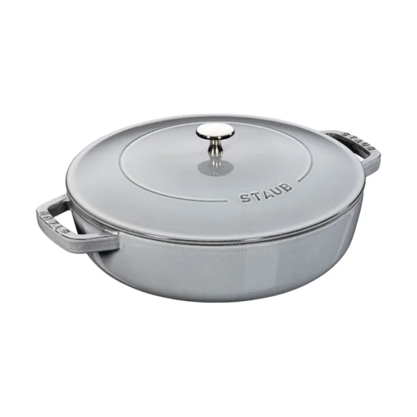 STAUB Sauteuse Chistera Ø28 cm 3,7 L Gris