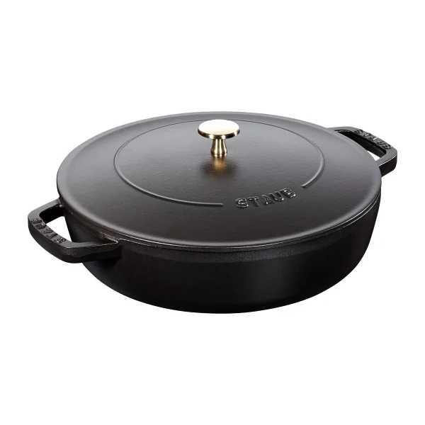 STAUB Sauteuse Chistera Ø28 cm 3,7 L Noir