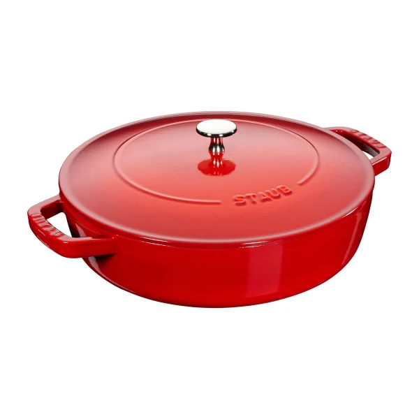 STAUB Sauteuse Chistera Ø28 cm 3,7 L Rouge