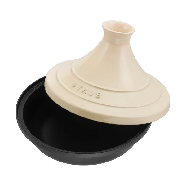 STAUB Tagine Staub fonte noir-beige 28 cm