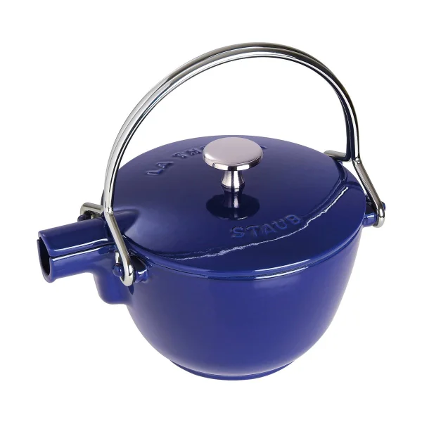 STAUB Théière Staub fonte ronde 1,15 L Bleu foncé