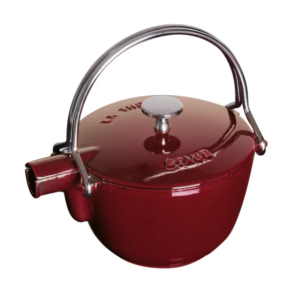 STAUB Théière Staub fonte ronde 1,15 L Rouge grenadine