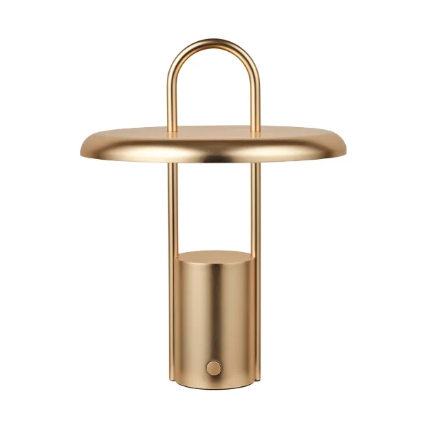 Stelton Lampe LED portable Pier 25 cm Brass