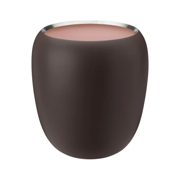 Stelton Vase Ora 20 cm Dark powder-powder