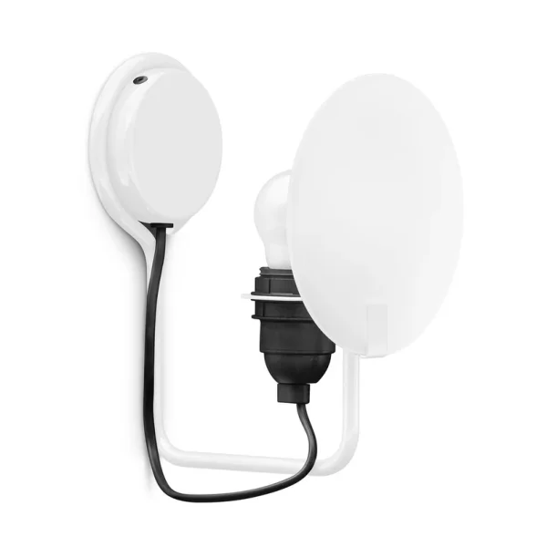 Stilnovo - Applique murale LED Bugia, blanche, à 1 lampe
