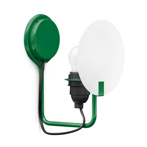 Stilnovo - Applique murale LED Bugia, verte, à 1 lampe