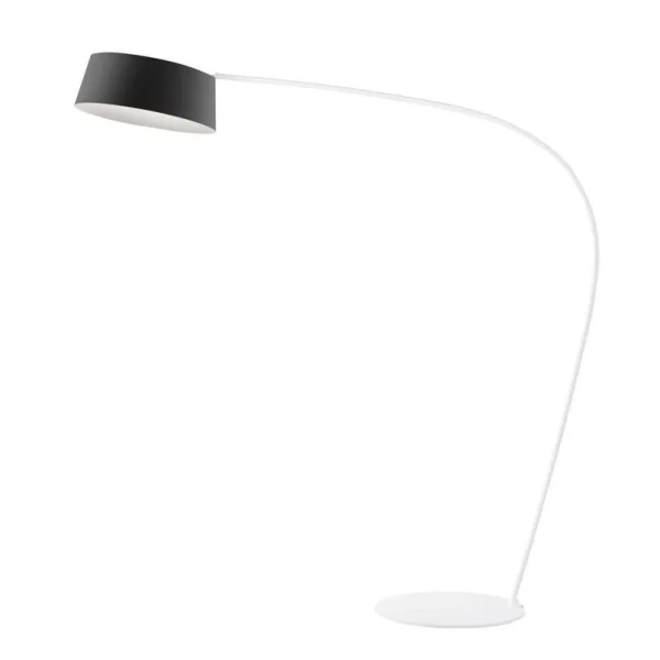 Stilnovo - Lampadaire arqué LED Oxygen FL1, noir, 212 cm