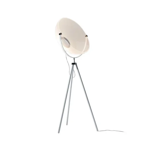 Stilnovo - Lampadaire LED Demi Moon, blanc, hauteur 196 cm