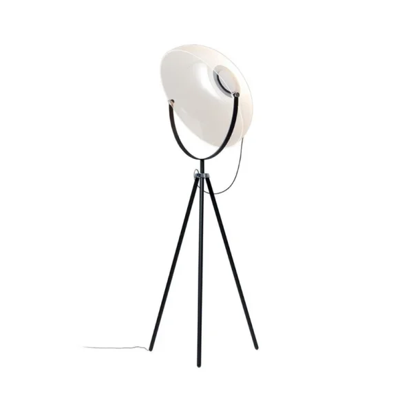 Stilnovo - Lampadaire LED Demi Moon, noir, hauteur 196 cm