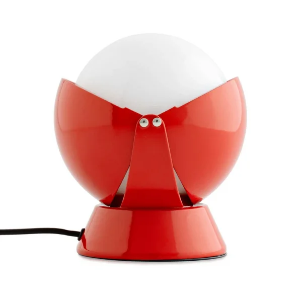 Stilnovo - lampe de table LED Buonanotte, rouge, métal
