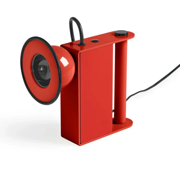 Stilnovo - lampe de table LED Minibox, rouge