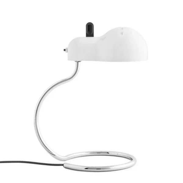 Stilnovo - lampe de table LED Minitopo, blanche, hauteur 39 cm