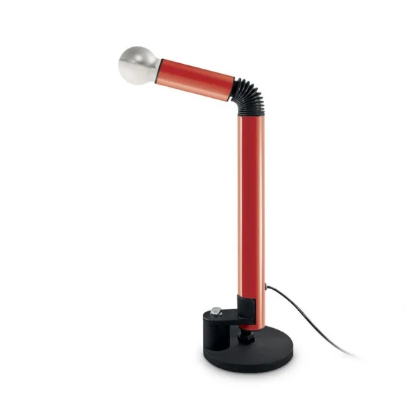 Stilnovo - Lampe de table Periscopio, rouge, hauteur 68 cm, métal