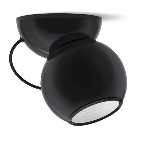 Stilnovo - Plafonnier LED Gravitino, noir, orientable