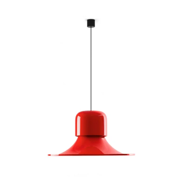 Stilnovo - Suspension LED Campana, rouge, DALI-Push