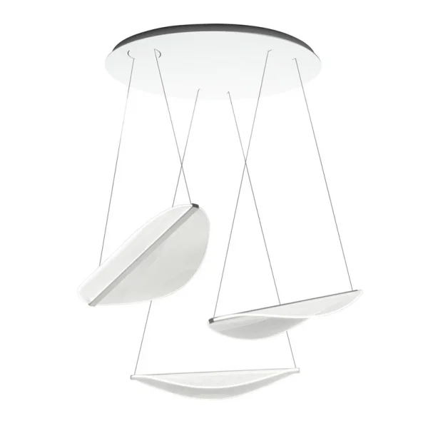 Stilnovo - Suspension LED Diphy, à 3 lampes, DALI-Push,