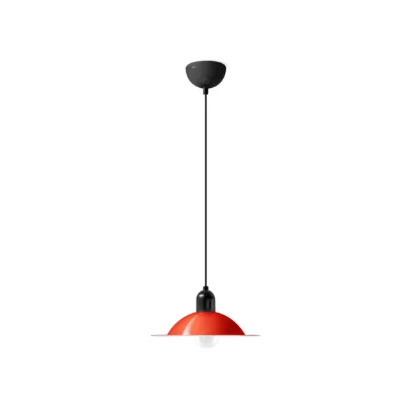 Stilnovo - Suspension LED Lampiatta, corail, Ø 28 cm
