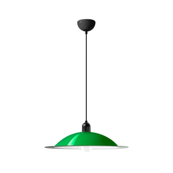 Stilnovo - Suspension LED Lampiatta, verte, Ø 50 cm