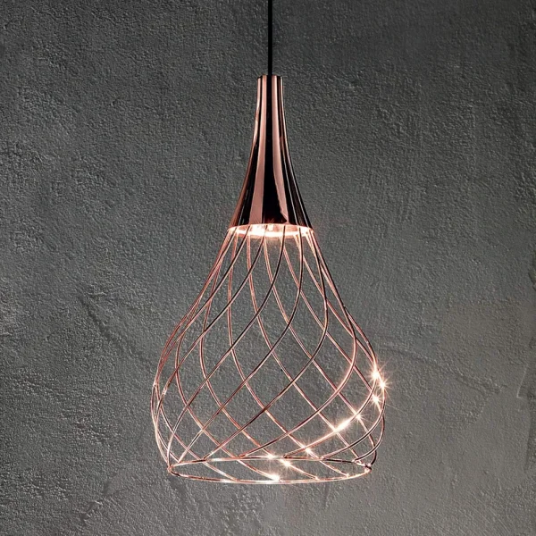 Stilnovo - Suspension LED Mongolfier P1, métal