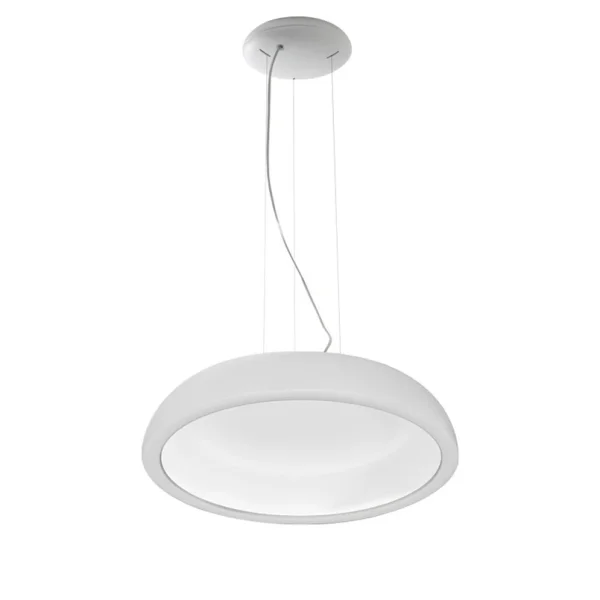 Stilnovo - Suspension LED Reflexio, blanche, Ø 46 cm