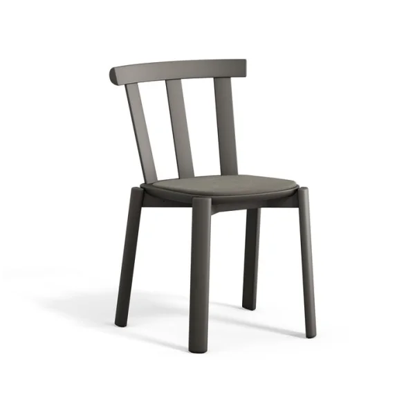 Stolab Chaise Alt assise rembourrée en bouleau Hallingdal 65-153 dark grey-gris foncé 62