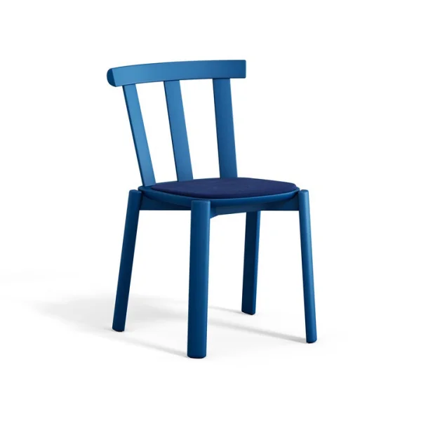 Stolab Chaise Alt assise rembourrée en bouleau Hallingdal 65-754 blue-bleu mer Baltique 28