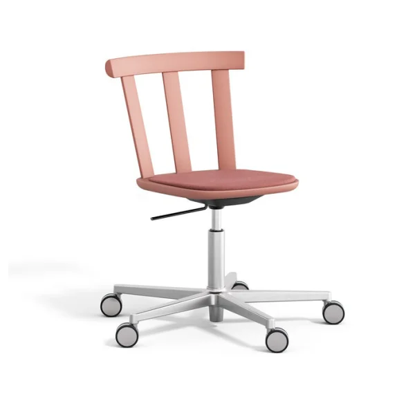 Stolab Chaise Alt sur pied pivotant avec assise rembourrée en bouleau Vidar 4, 633 pink-mauve 27