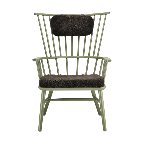 Stolab Coussin & coussin pour le cou Henriette Olive vert-Espresso