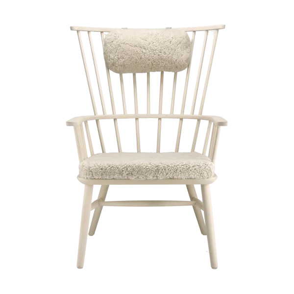 Stolab Fauteuil coussin & coussin pour le cou Henriette Huile blanche-Moonlight