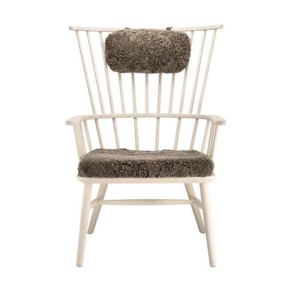 Stolab Fauteuil coussin & coussin pour le cou Henriette Huile blanche-Sahara