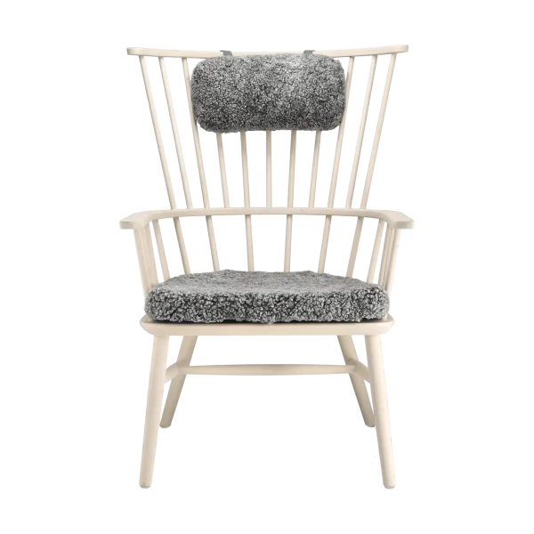 Stolab Fauteuil coussin & coussin pour le cou Henriette Huile blanche-Scand. Grey