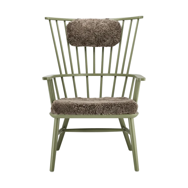 Stolab Fauteuil coussin & coussin pour le cou Henriette Olive vert-Sahara