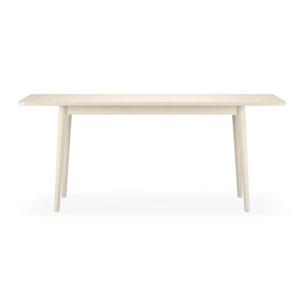 Stolab Table Miss Holly 175x100 + 2 rallonges 2x50 cm bouleau huilé blanc