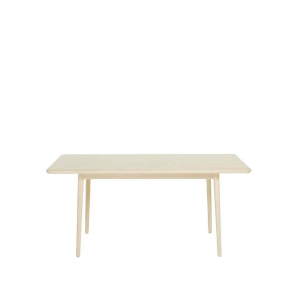 Stolab Table Miss Holly 175x100 + 2 rallonges 2x50 cm bouleau laqué mat clair