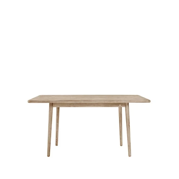 Stolab Table Miss Holly 175x100 cm chêne huilé blanc, 1 rallonge