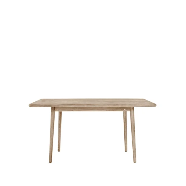 Stolab Table Miss Holly 175x100 cm chêne laqué mat clair, 1 rallonge