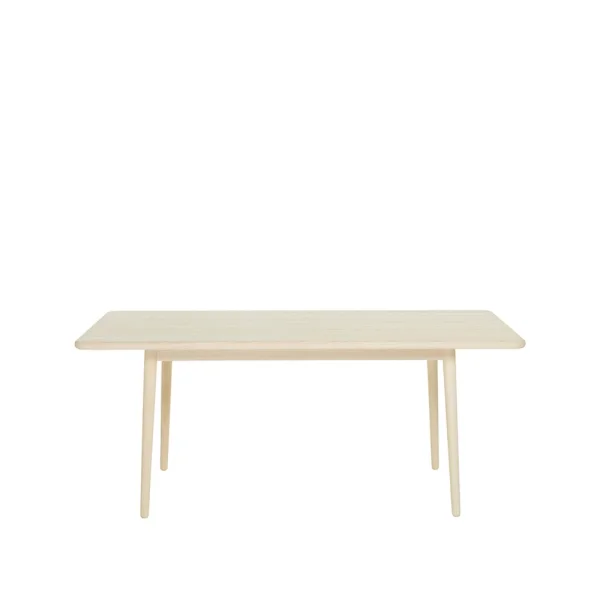 Stolab Table Miss Holly 235x100 cm bouleau laqué mat clair, 2 rallonges