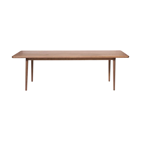Stolab Table Miss Holly Special Edition 235x82 cm + 1 rallonge 50 cm Chêne Chocolat huile