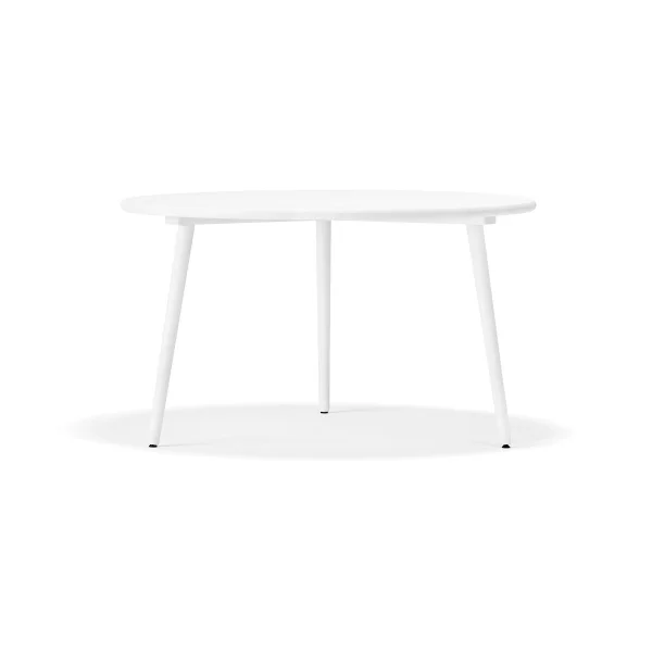 Stolab Table Miss Tailor Ø130 cm blanc 21 couvrant, plateau fixe