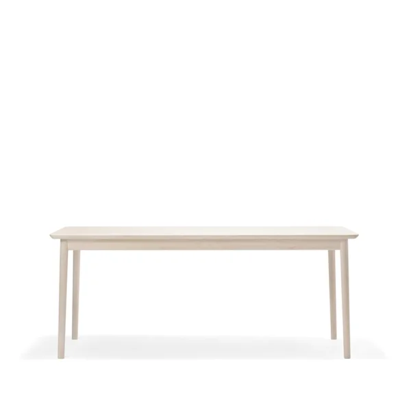 Stolab Table Prima Vista bouleau laqué mat clair, 120 cm, 1 rallonge