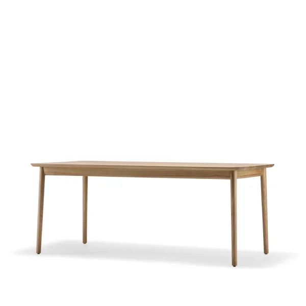 Stolab Table Prima Vista chêne huilé naturel-120 cm-1 rallonge