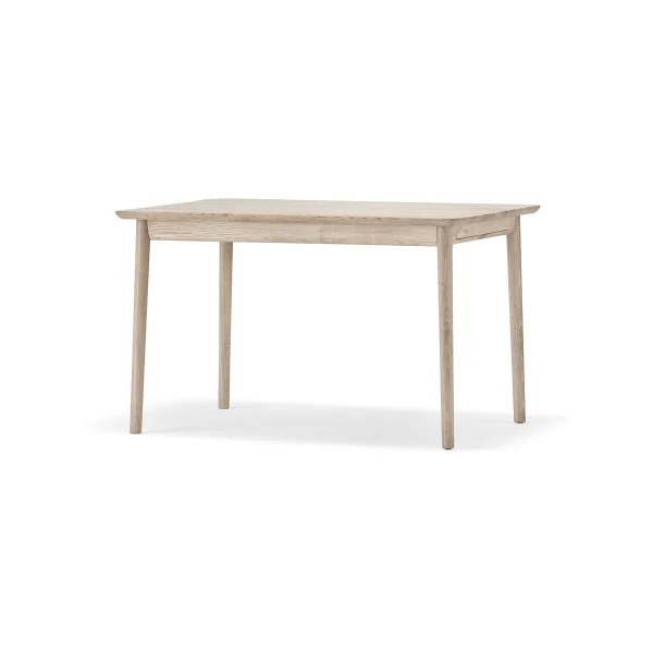 Stolab Table Prima Vista Chêne laqué mat clair-120 cm-1 rallonge