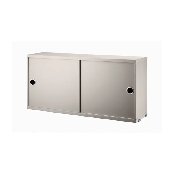 String Armoire à portes coulissantes String Beige, 78x20 cm