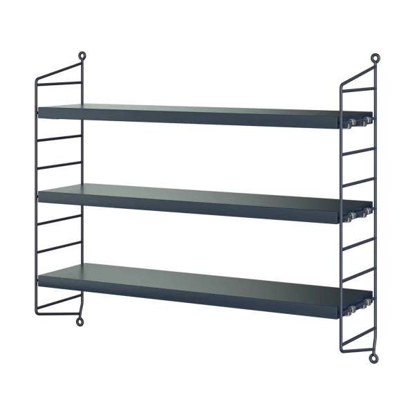 String Etagère murale String Pocket Nybro bleu
